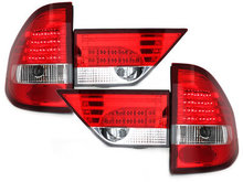 Focos Faros traseros LED BMW E83 X3 04-06 rojo/cristal
