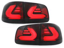Focos Faros traseros carDNA VW Touareg LIGHTBAR negro/rojo/ahuma