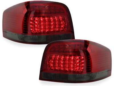 Focos Faros traseros LED Audi A3 8P 03-09 red/ahumado