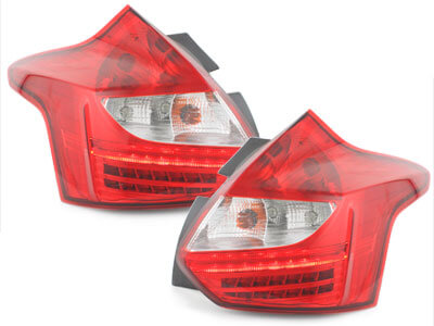 Focos Faros traseros LED Ford Focus 2011+ rojo/transparente