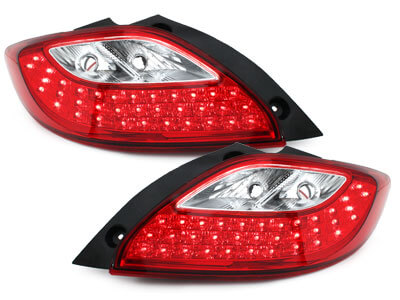 Focos Faros traseros LED Mazda 2 07-10 rojo/clear
