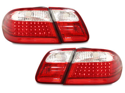 Focos Faros traseros LED Mercedes Benz W210 clase E 95-02 rojo/c