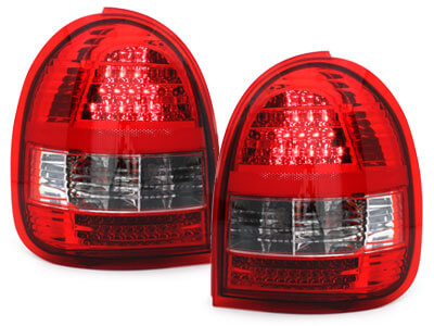 Focos Faros traseros LED Opel Corsa B 03.93-03.01 rojo/cristal