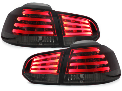 Focos Faros traseros LED VW Golf VI sin intermitente LED rojo/ah