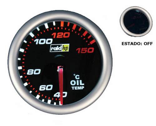 Reloj temperatura de aceite serie vuelo nocturno Raid hp