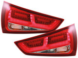 DECTANE Focos Faros traseros LED Audi A1 2011+ rojo/transparente