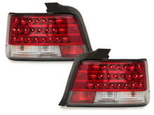 Focos Faros traseros LED BMW E36 Lim. 92-98 rojo/trans