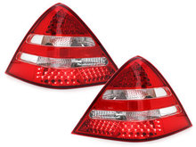 Focos Faros traseros LED Mercedes Benz SLK R170 00-04 rojo/crist