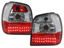 Focos Faros traseros LED VW Polo 6N 94-99 rojo/cristal