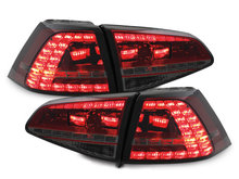 DECTANE Focos Faros traseros VW Golf VII 13+ rojo/ahumado