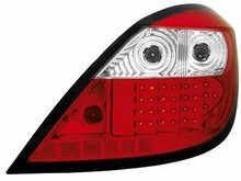 Focos traseros de LEDs para Opel Astra H 5T 04+ rojos/claros