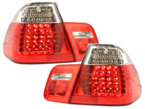 Focos Faros traseros LED BMW E46 Lim. 98-01 rojo/cristal 4 pieza