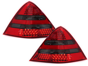 Focos Faros traseros LED Mercedes Benz SLK R170 00-04 rojo/ahuma